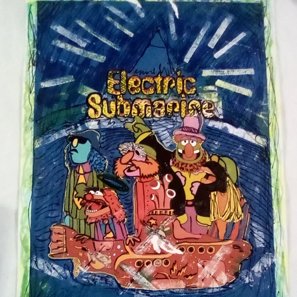 🎨Electric Submarine Mixed Media Art🖼 - Picture 5 of 7